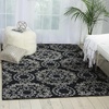 image:imageNourison Tranquility Transitional Ivory 39 x 59 Area Rug Easy Cleaning Non Shedding Bed Room Living Room Dining Room Kitchen 4x6Black