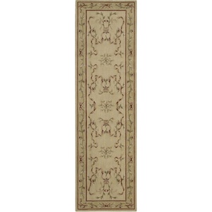 image:imageNourison Home Ashton House Vintage Light Gold 2 x 59 Area Rug Easy Cleaning Non Shedding Bed Room Living Room Dining Room Kitchen 2x62 x 59