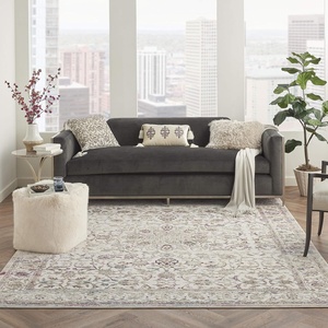 image:imageNourison Home Vintage Vita Grey Multicolor 22 x 76 Area Rug  Easy Clean Non Shedding Bed Room Living Room Dining Room Kitchen 8 RunnerIvoryMulti