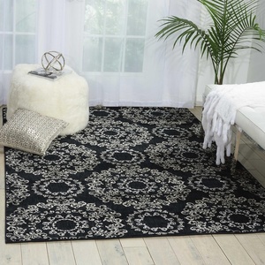 image:imageNourison Tranquility Transitional Ivory 39 x 59 Area Rug Easy Cleaning Non Shedding Bed Room Living Room Dining Room Kitchen 4x6Black