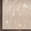 image:imageNourison Home Grafix Red 3 x 5 Area Rug Modern Botanical Bed Room Living Room Dining Room Kitchen Easy Clean Non Shedding 3x5Beige
