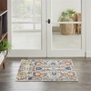 image:imageNourison Home Passion Ivory Multicolor 110 x 210 Area Rug  Easy Clean Non Shedding Bed Room Living Room Dining Room Kitchen 2 x 3Ivory Multicolor