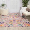 image:imageNourison Home Passion Ivory Multicolor 110 x 210 Area Rug  Easy Clean Non Shedding Bed Room Living Room Dining Room Kitchen 2 x 3Silver