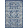 image:imageNourison Home Passion Navy Blue 110 x 210 Area Rug  Easy Clean Non Shedding Bed Room Living Room Dining Room Kitchen 2 x 3110 x 210 Rectangular