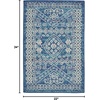 image:imageNourison Home Passion Navy Blue 110 x 210 Area Rug  Easy Clean Non Shedding Bed Room Living Room Dining Room Kitchen 2 x 3110 x 210 Rectangular
