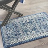 image:imageNourison Home Passion Navy Blue 110 x 210 Area Rug  Easy Clean Non Shedding Bed Room Living Room Dining Room Kitchen 2 x 3110 x 210 Rectangular