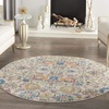 image:imageNourison Home Passion Ivory Multicolor 110 x 210 Area Rug  Easy Clean Non Shedding Bed Room Living Room Dining Room Kitchen 2 x 3IvoryMulti