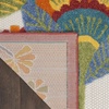 image:imageNourison Home Aloha Blue Grey 9 x 12 Area Rug  Easy Clean Non Shedding Bed Room Living Room Dining Room Kitchen 9 x 12Multi Color