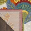 image:imageNourison Home Aloha Blue Grey 9 x 12 Area Rug  Easy Clean Non Shedding Bed Room Living Room Dining Room Kitchen 9 x 12Multi Color