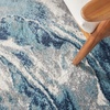 image:imageNourison Home American Manor Modern amp Contemporary BlueIvory 9 x 12 Area Rug Easy Cleaning Non Shedding Bed Room Living Room Dining Room Kitchen 9x12Blue Ivory