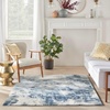 image:imageNourison Home American Manor Modern amp Contemporary BlueIvory 9 x 12 Area Rug Easy Cleaning Non Shedding Bed Room Living Room Dining Room Kitchen 9x12Blue Ivory