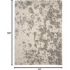 image:imageNourison Home Amore Cobblestone 710 x 1010 Area Rug  Easy Clean Non Shedding Bed Room Living Room Dining Room Kitchen 8 x 11Cobble Stone
