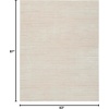 image:imageNourison Home Andes Ivory Grey 9 x 12 Area Rug  Easy Clean Non Shedding Bed Room Living Room Dining Room Kitchen 9 x 12Ivory Grey