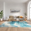 image:imageNourison Home Color Splash Ivory Blue 53 x 73 Area Rug  Easy Clean Non Shedding Bed Room Living Room Dining Room Kitchen 5 x 7Ivory Blue