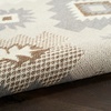image:imageNourison Home Copenhagen Ivory Navy 5 x 7 Area Rug  Easy Clean Non Shedding Bed Room Living Room Dining Room Kitchen 5 x 7Ivory Beige