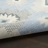 image:imageNourison Home Copenhagen Ivory Navy 5 x 7 Area Rug  Easy Clean Non Shedding Bed Room Living Room Dining Room Kitchen 5 x 7Ivory Blue