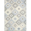 image:imageNourison Home Copenhagen Ivory Navy 5 x 7 Area Rug  Easy Clean Non Shedding Bed Room Living Room Dining Room Kitchen 5 x 7Ivory Blue
