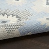 image:imageNourison Home Copenhagen Ivory Navy 5 x 7 Area Rug  Easy Clean Non Shedding Bed Room Living Room Dining Room Kitchen 5 x 7Ivory Blue