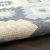 image:imageNourison Home Copenhagen Ivory Navy 5 x 7 Area Rug  Easy Clean Non Shedding Bed Room Living Room Dining Room Kitchen 5 x 7Ivory Navy