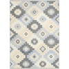 image:imageNourison Home Copenhagen Ivory Navy 5 x 7 Area Rug  Easy Clean Non Shedding Bed Room Living Room Dining Room Kitchen 5 x 7Ivory Navy