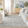 image:imageNourison Home Desert Mirage Charcoal Ivory 53 x 73 Area Rug  Easy Clean Non Shedding Bed Room Living Room Dining Room Kitchen 5 x 7Charcoal Ivory