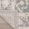 image:imageNourison Home Desert Mirage Charcoal Ivory 53 x 73 Area Rug  Easy Clean Non Shedding Bed Room Living Room Dining Room Kitchen 5 x 7Charcoal Ivory