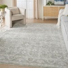 image:imageNourison Home Desert Mirage Charcoal Ivory 53 x 73 Area Rug  Easy Clean Non Shedding Bed Room Living Room Dining Room Kitchen 5 x 7Light Green