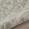 image:imageNourison Home Desert Mirage Charcoal Ivory 53 x 73 Area Rug  Easy Clean Non Shedding Bed Room Living Room Dining Room Kitchen 5 x 7Light Green