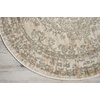 image:imageNourison Home Euphoria Persian Bone 34 x ROUND Area Rug EasyCleaning Non Shedding Bed Room Living Room Dining Room Kitchen 3 RoundBone
