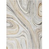 image:imageNourison Home Glam Modern Grey Gold 9 x 12 Area Rug Easy Cleaning NonShedding Bed Room Living Room Dining Room Kitchen 9x12Grey Gold
