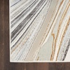 image:imageNourison Home Glam Modern Grey Gold 9 x 12 Area Rug Easy Cleaning NonShedding Bed Room Living Room Dining Room Kitchen 9x12Grey Gold