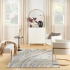 image:imageNourison Home Glam Modern Grey Gold 9 x 12 Area Rug Easy Cleaning NonShedding Bed Room Living Room Dining Room Kitchen 9x12Grey Gold