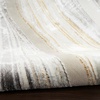 image:imageNourison Home Glam Modern Grey Gold 9 x 12 Area Rug Easy Cleaning NonShedding Bed Room Living Room Dining Room Kitchen 9x12Grey Gold