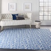 image:imageNourison Home Grafix Grey 710 x 910 Area Rug  Easy Clean Non Shedding Bed Room Living Room Dining Room Kitchen 8 x 10Blue