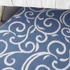 image:imageNourison Home Grafix Grey 710 x 910 Area Rug  Easy Clean Non Shedding Bed Room Living Room Dining Room Kitchen 8 x 10Blue