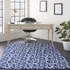 image:imageNourison Home Grafix Grey 710 x 910 Area Rug  Easy Clean Non Shedding Bed Room Living Room Dining Room Kitchen 8 x 10Navy