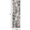 image:imageNourison Home Ludlow Modern GreyMulti 9 x 12 Area Rug Easy Clean Non Shedding Bed Room Living Room Dining Room Kitchen 9x1222 X 76