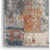 image:imageNourison Home Ludlow Modern GreyMulti 9 x 12 Area Rug Easy Clean Non Shedding Bed Room Living Room Dining Room Kitchen 9x1253 X 73