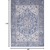 image:imageNourison Home New Concept Washables Navy Ivory 710 x 910 Area Rug  Easy Clean Non Shedding Bed Room Living Room Dining Room Kitchen 8 x 10