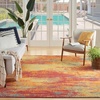 image:imageNourison Home Nourison Essentials Flame 9 x 12 Area Rug  Easy Clean Non Shedding Bed Room Living Room Dining Room Kitchen 9 x 12Flame