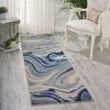 image:imageNourison Home Somerset Latte 2 x 59 Area Rug  Easy Clean Non Shedding Bed Room Living Room Dining Room Kitchen 6 RunnerLight Blue