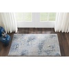 image:imageNourison Home Somerset Latte 2 x 59 Area Rug  Easy Clean Non Shedding Bed Room Living Room Dining Room Kitchen 6 RunnerSilverBlue
