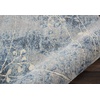 image:imageNourison Home Somerset Latte 2 x 59 Area Rug  Easy Clean Non Shedding Bed Room Living Room Dining Room Kitchen 6 RunnerSilverBlue
