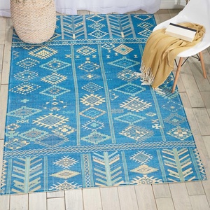 image:imageNourison Home Madera Denim 5 x 7 Area Rug  Easy Clean Non Shedding Bed Room Living Room Dining Room Kitchen 5 x 7Denim