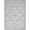 image:imageNicole Curtis Machine Washable Series 1 Traditional Ivory Blue 53 x 73 Area Rug Easy Cleaning Non Shedding Bed Room Living Room Dining Room Kitchen 5x7