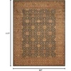 image:imageNourison Home 3000 Persian Aqua 79 x 99 Area Rug Easy Cleaning Non Shedding Bed Room Living Room Dining Room Kitchen 8x10Aqua