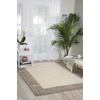 image:imageNourison Home Amore Shag IvorySilver 710 x 1010 Area Rug Easy Cleaning Non Shedding Bed Room Living Room Dining Room Kitchen 8x11IvorySilver