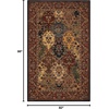 image:imageNourison Home India House Multicolor 5 x 8 Area Rug  Easy Clean Non Shedding Bed Room Living Room Dining Room Kitchen 5 x 8Multi Color