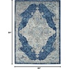 image:imageNourison Home PRV02 Vintage Area Rug RectangleIvoryTurquoise53 x 73IvoryTurquoise