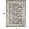 image:imageNourison Home Tranquil Grey Pink 53 x 73 Area Rug  Easy Clean Non Shedding Bed Room Living Room Dining Room Kitchen 5 x 7GreyPink